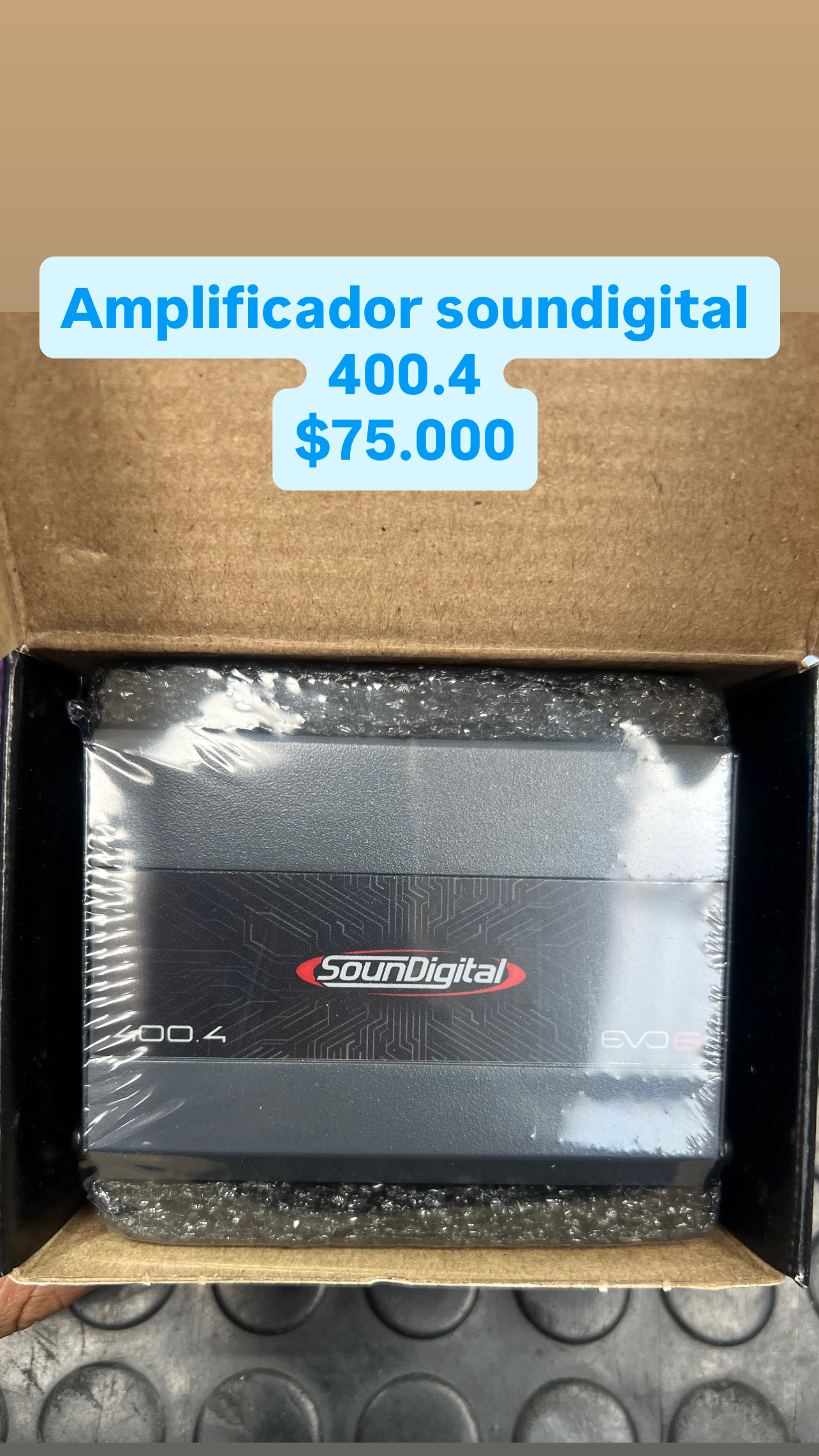 Amplificador soundigital 400.4