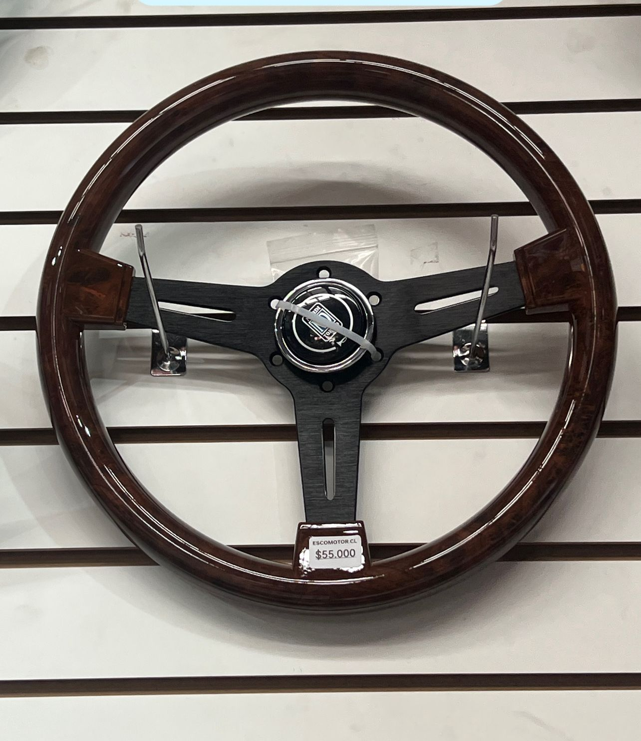 VOLANTE DEPORTIVO DISEÑO MADERA