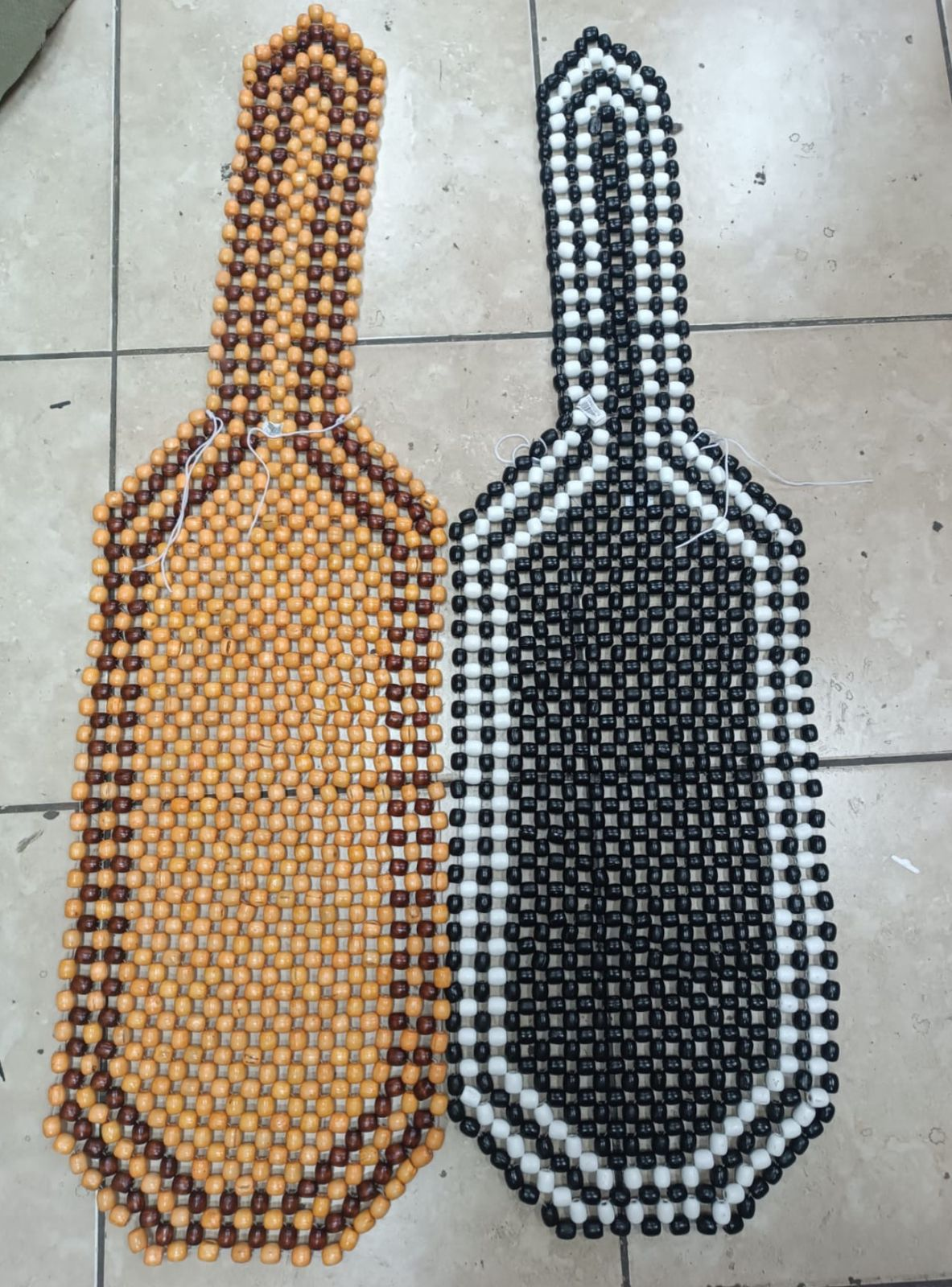 RESPALDOS DE MADERA NEGRO O BEIGE