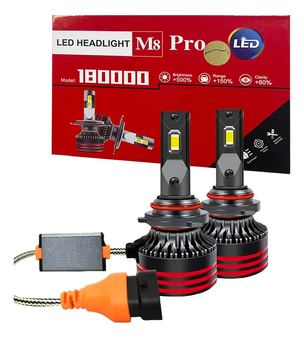Ampolleta LED M8 Pro H11 120W 16000LM - Iluminación | ESCOMOTORS