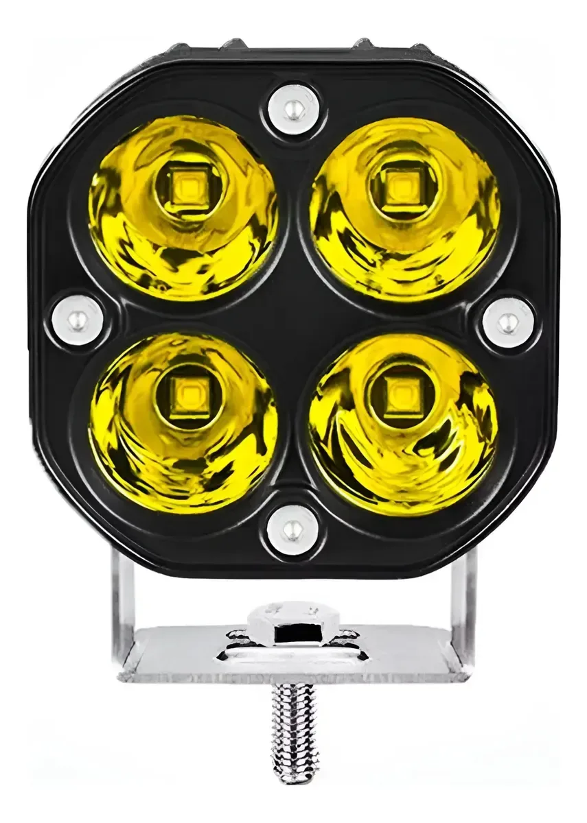 Pack 2 Focos Neblinero Led 40w Amarillo Faenero