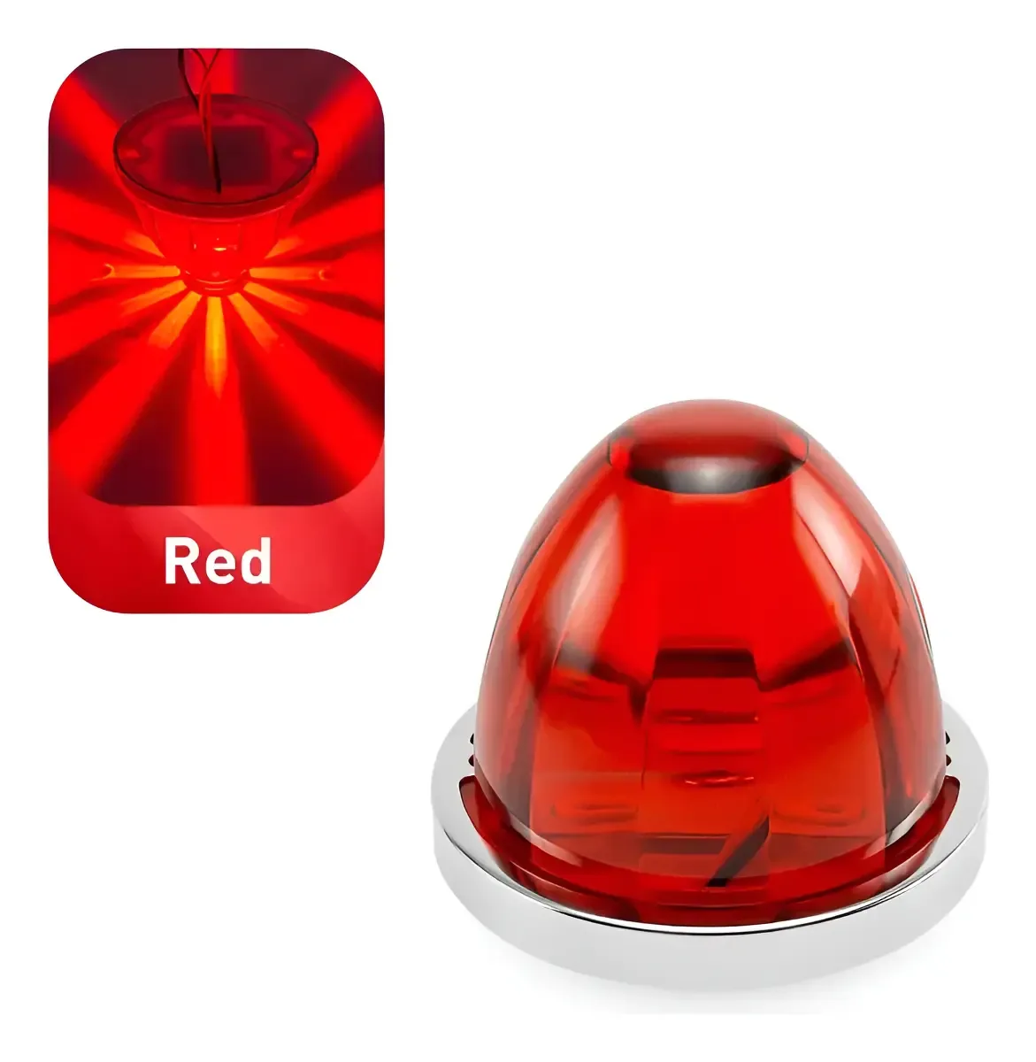 Foco Led Plafon Watermelon rojo 12v
