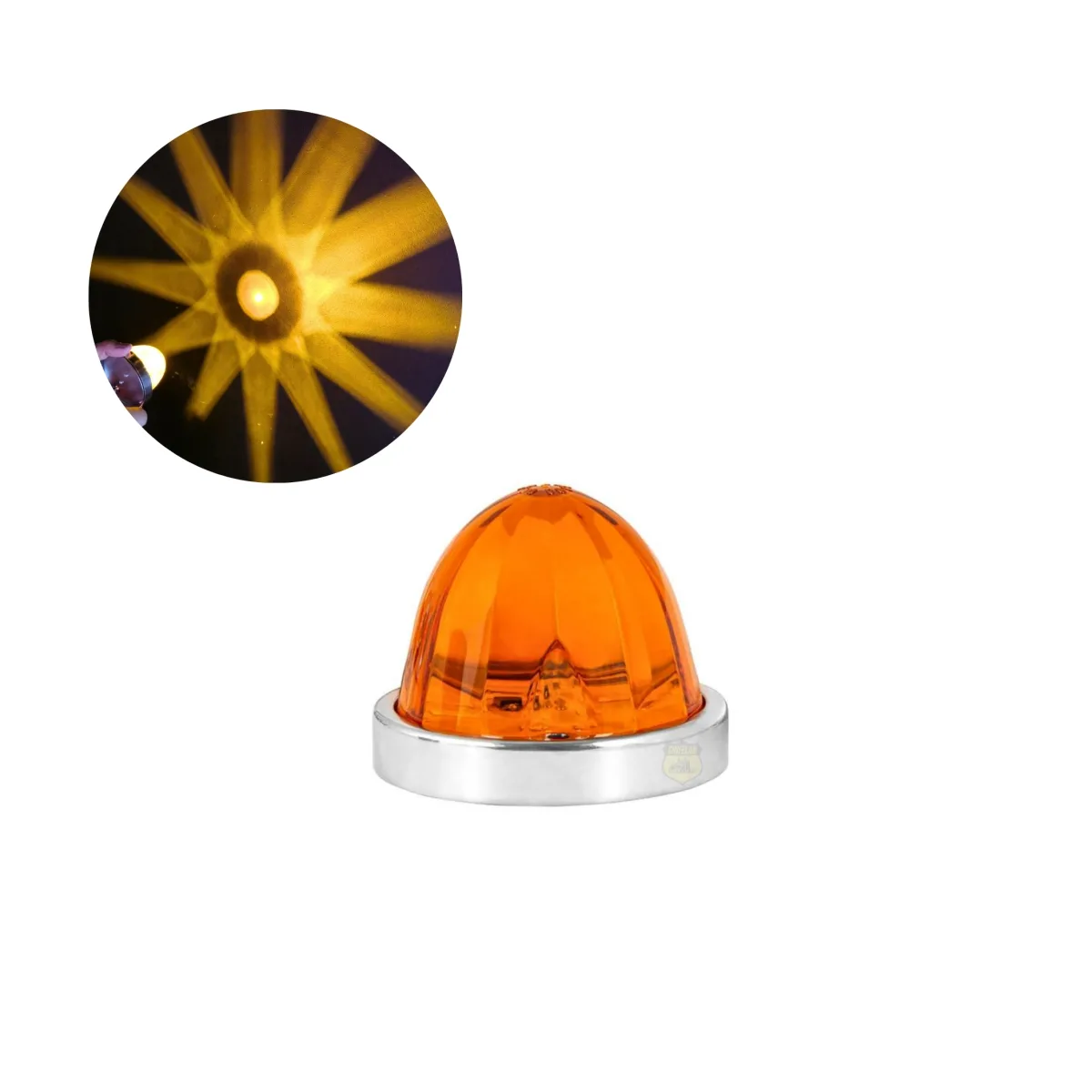 Foco LED Plafon Watermelon Ambar 12V - Iluminación | ESCOMOTORS