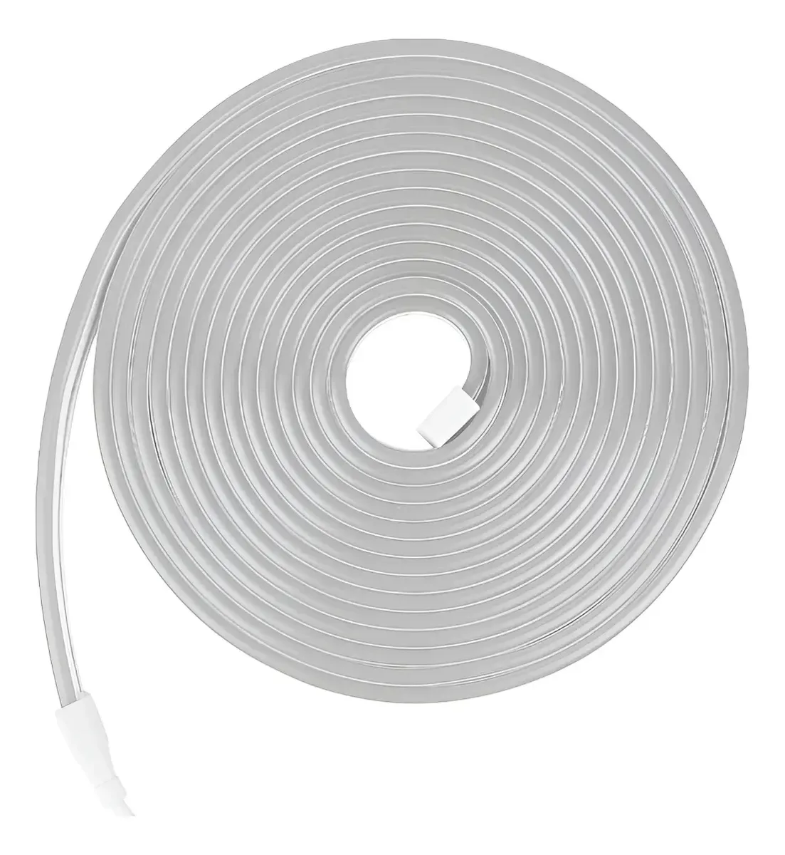 tira neon blanca 5 metros 12v sin conector