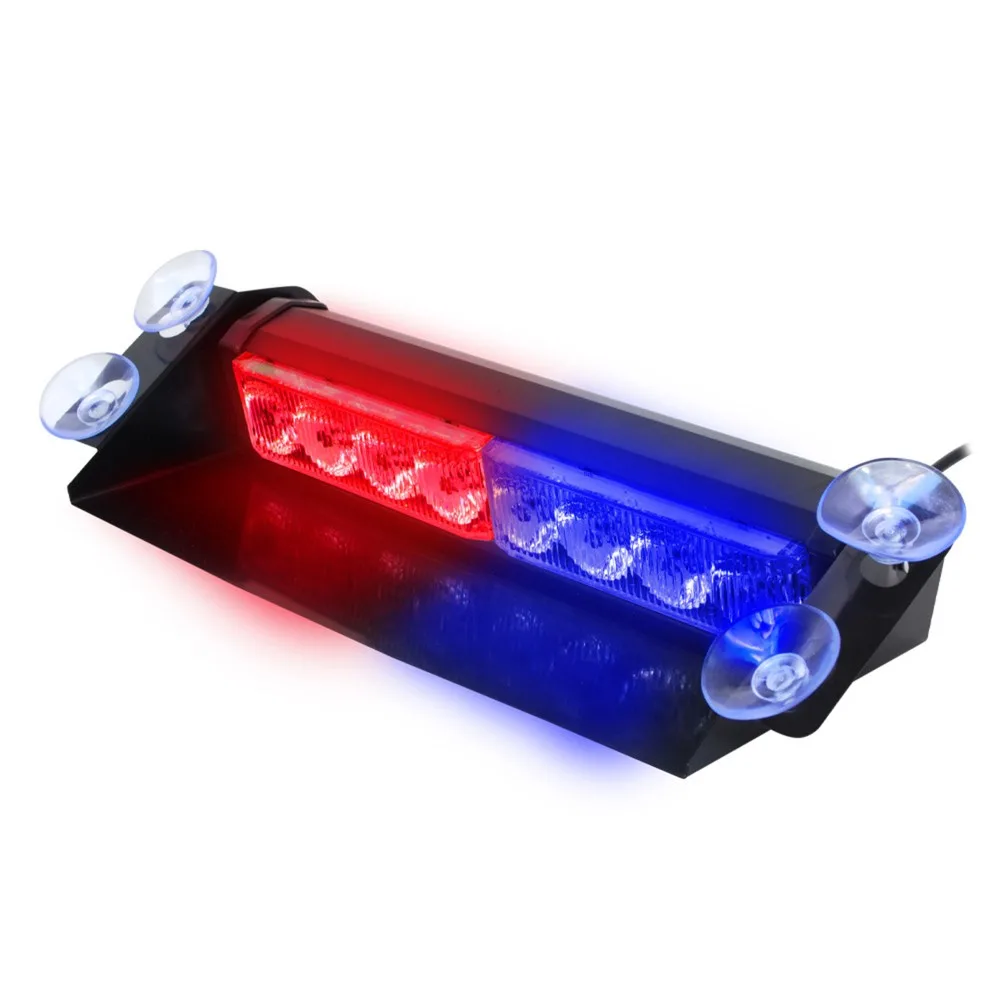Baliza led para parabrisas azul/roja