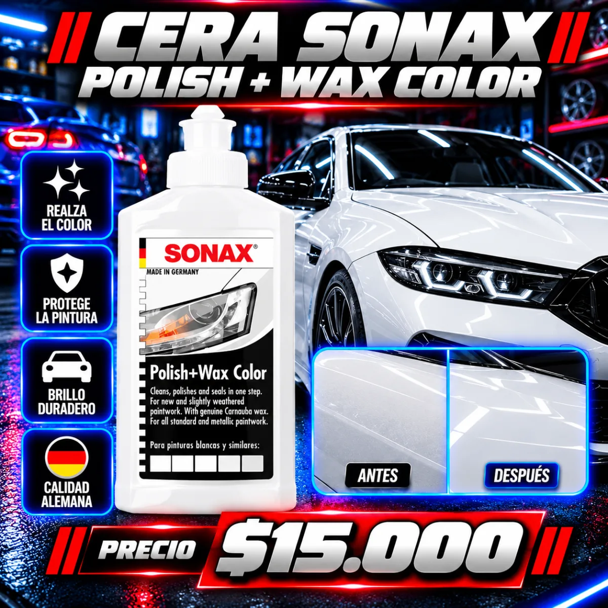 CERA SONAX COLOR BLANCL