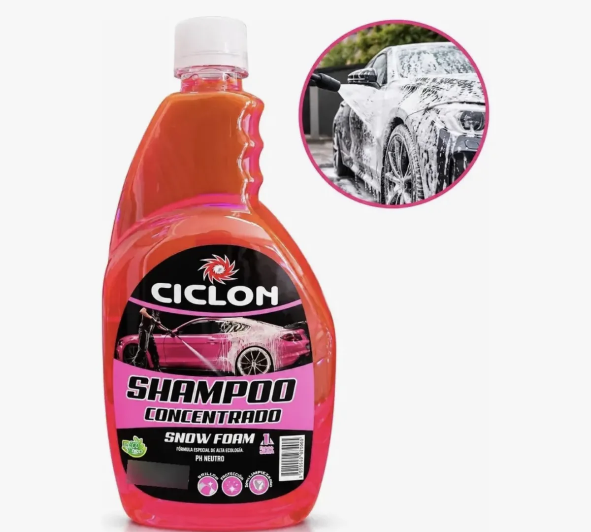 SHAMPOO SNOW FOAM PH NEUTRO CICLON 1L