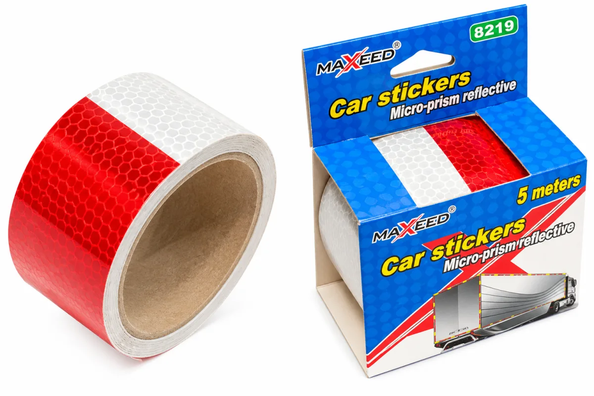 Cinta Reflectacte Blanco + Rojo 5 Metros - Exterior | ESCOMOTORS