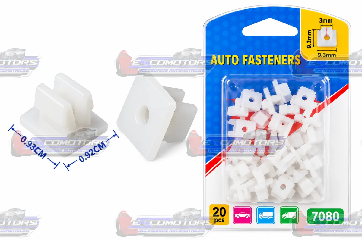 20 UNIDADES REMACHES PLASTICOS PEQUEÑOS