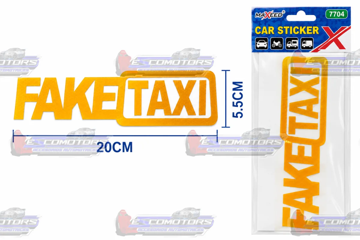 STICKER REFLECTANTE FAKETAXI