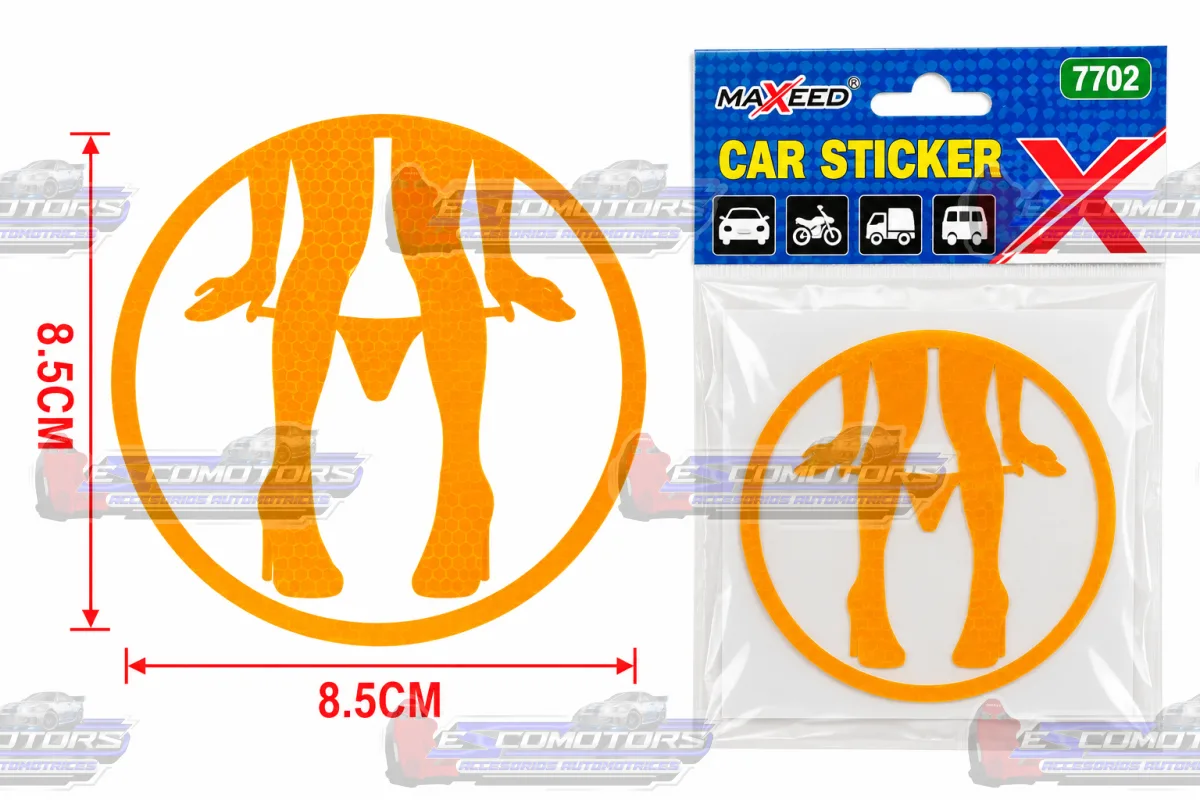 Sticker Reflectante Amarillo - Exterior | ESCOMOTORS