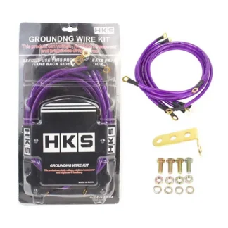 KIT CABLES A TIERRA HKS MORADO