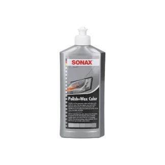 Cera para Auto SONAX con Pulimiento Color Gris 500ml
